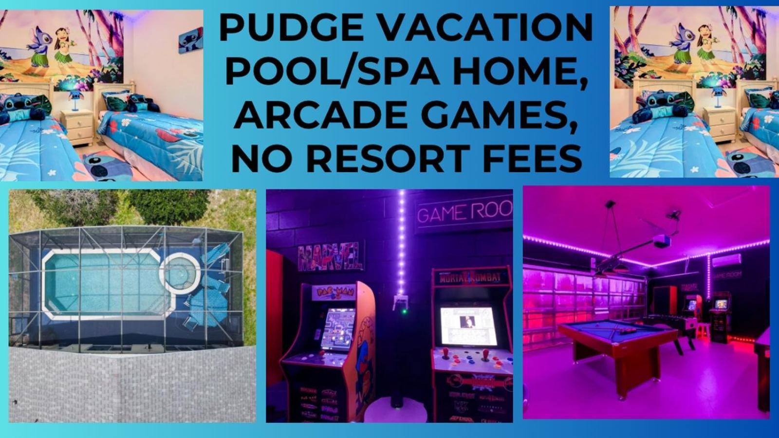 Сasa de vacaciones Pudge Vacation Poolspa Near