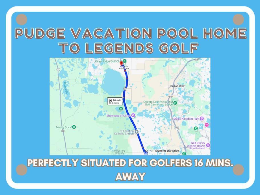 Сasa de vacaciones Pudge Vacation Poolspa Near Orlando